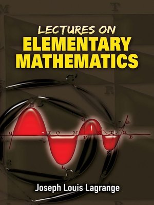 cover image of Lectures on Elementary Mathematics